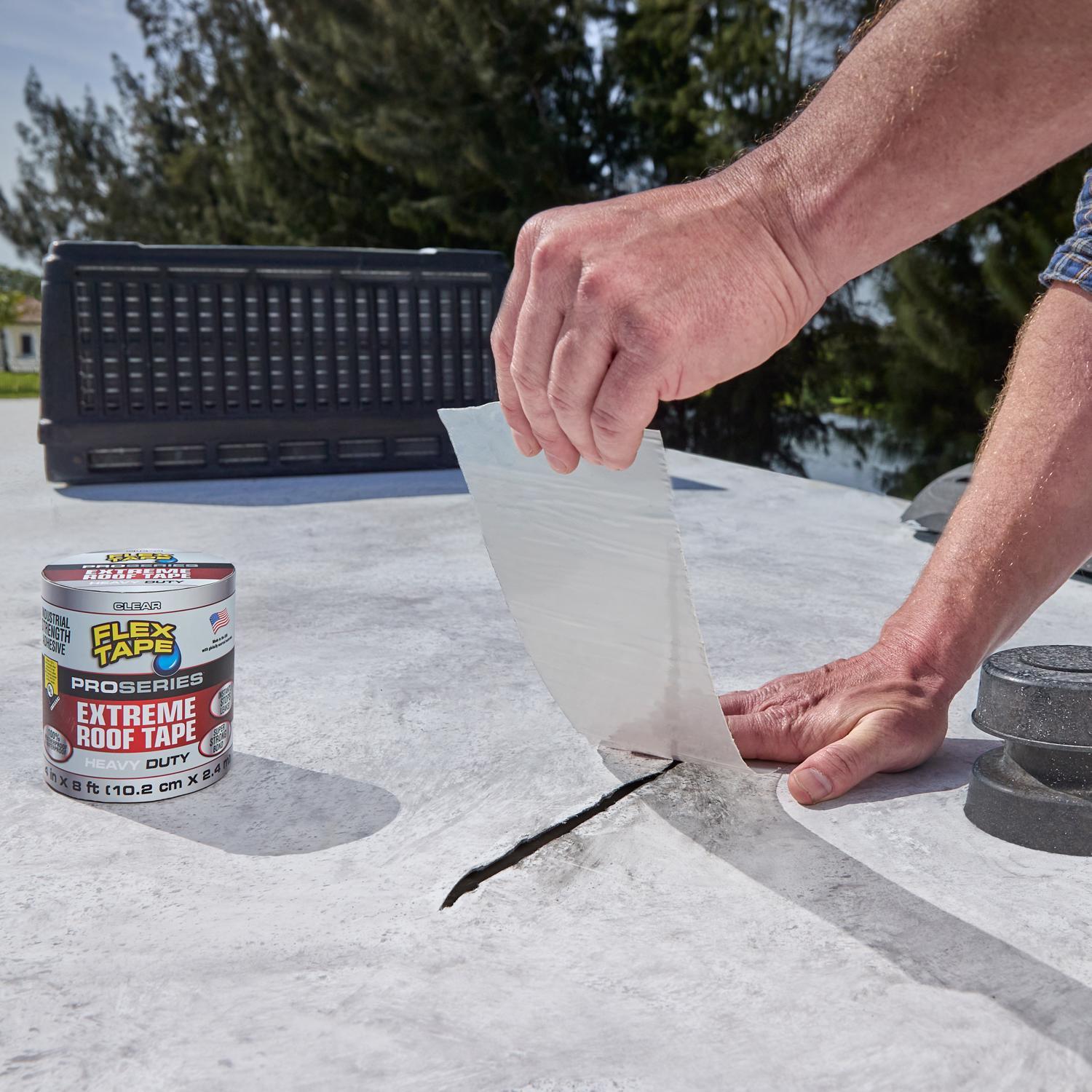 Flex Seal Family of Products Flex Tape Pro Series 4 in. W X 8 ft. L Clear Waterproof Repair Tape 1 p