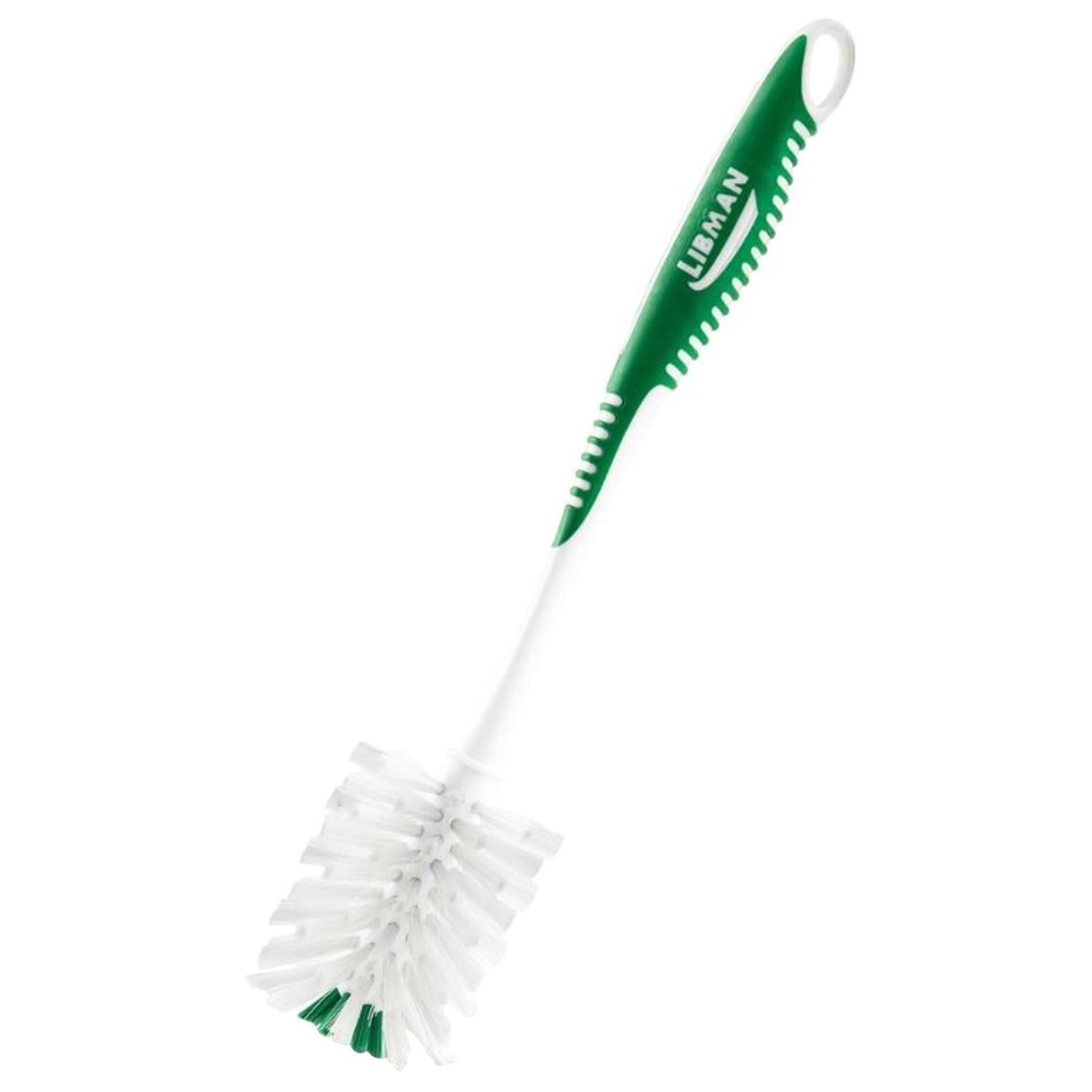 Libman 2.5 in. W Soft Bristle 12 in. Plastic/Rubber Handle Bottle Brush