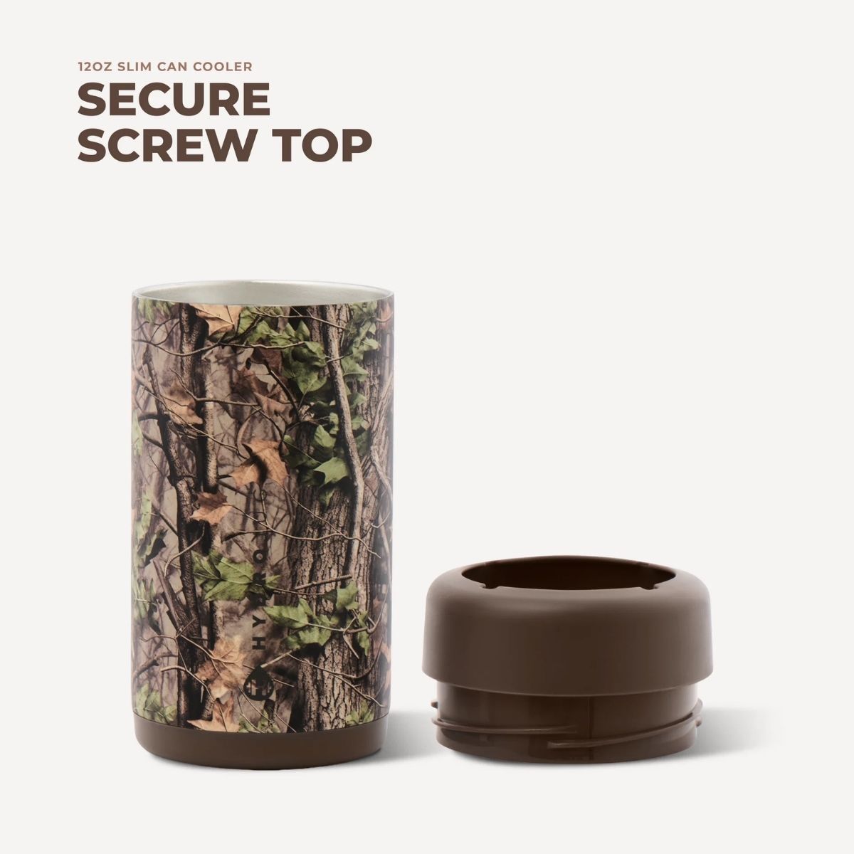 HydroJug Can Cooler Slim Woodland 12 oz.