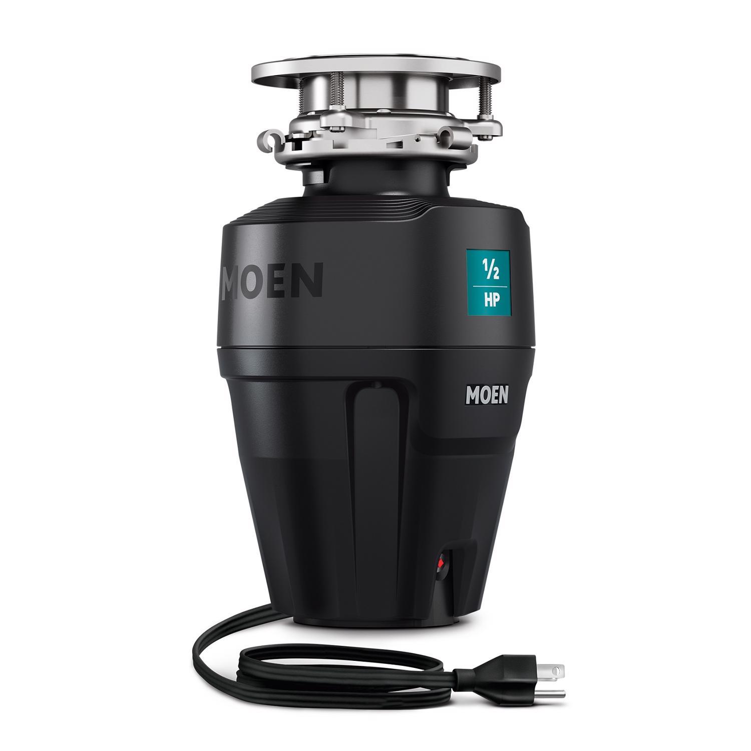 Moen The Prep Series 1/2 HP Continuous Feed Garbage Disposal with Power Cord
