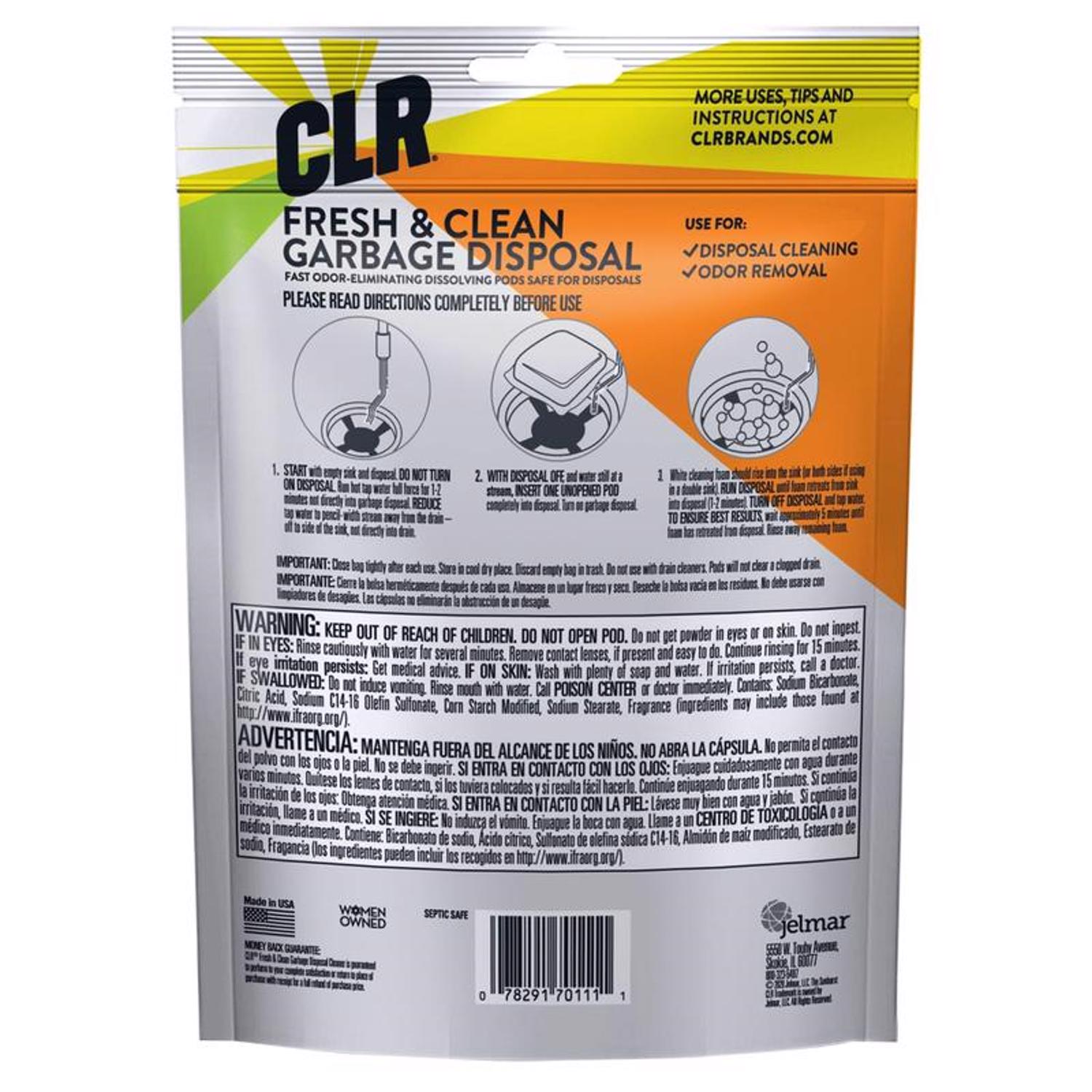 CLR Fresh Scent Garbage Disposal Cleaner 5 ct Tablets
