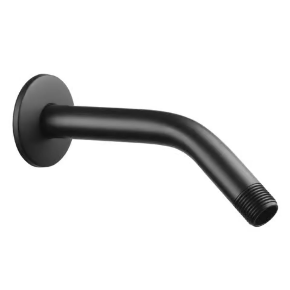 Oakbrook Collection Matte Black Stainless Steel 8 in. Shower Arm Flange