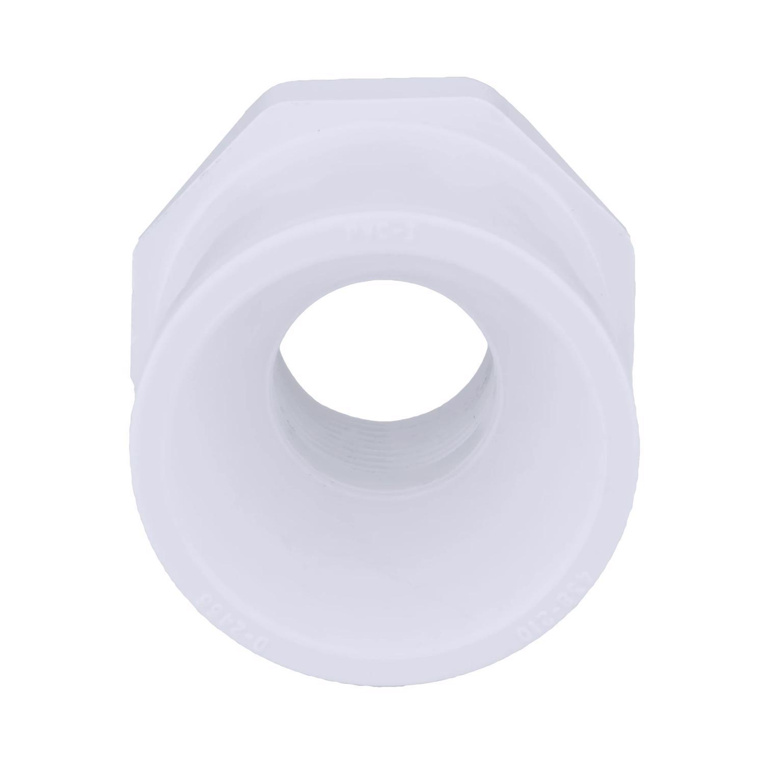 Charlotte Pipe Schedule 40 1-1/2 in. Spigot X 3/4 in. D FPT PVC Reducing Bushing 1 pk