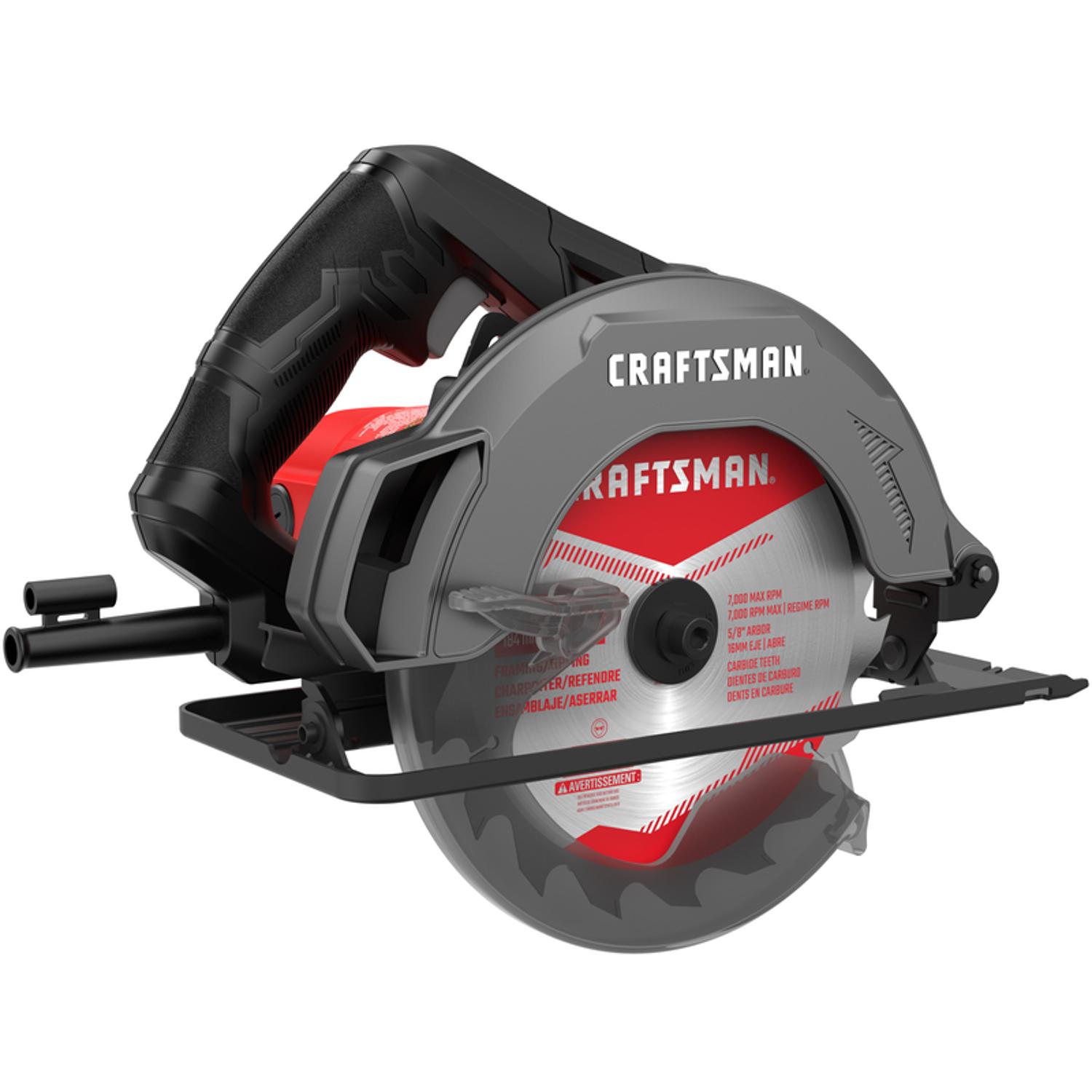 CRAFTSMAN 13 amps 7-1/4 in. Corded Brushed Circular Saw Tool Only