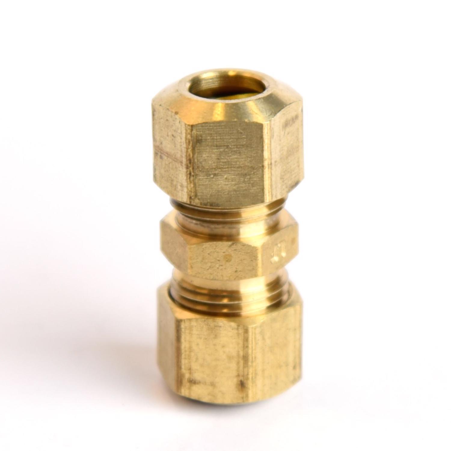 ATC 5/16 in. Compression 5/16 in. D Compression Yellow Brass Union