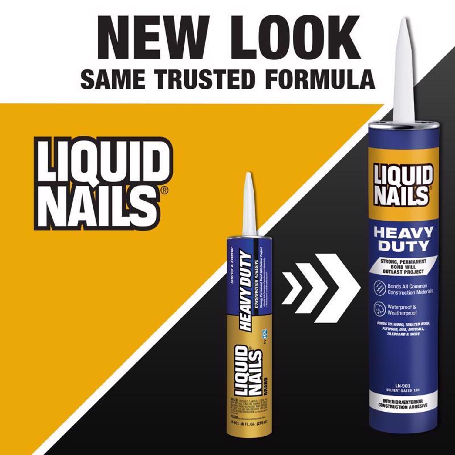 Liquid Nails Heavy Duty Solvent Based Construction Adhesive 10 oz
