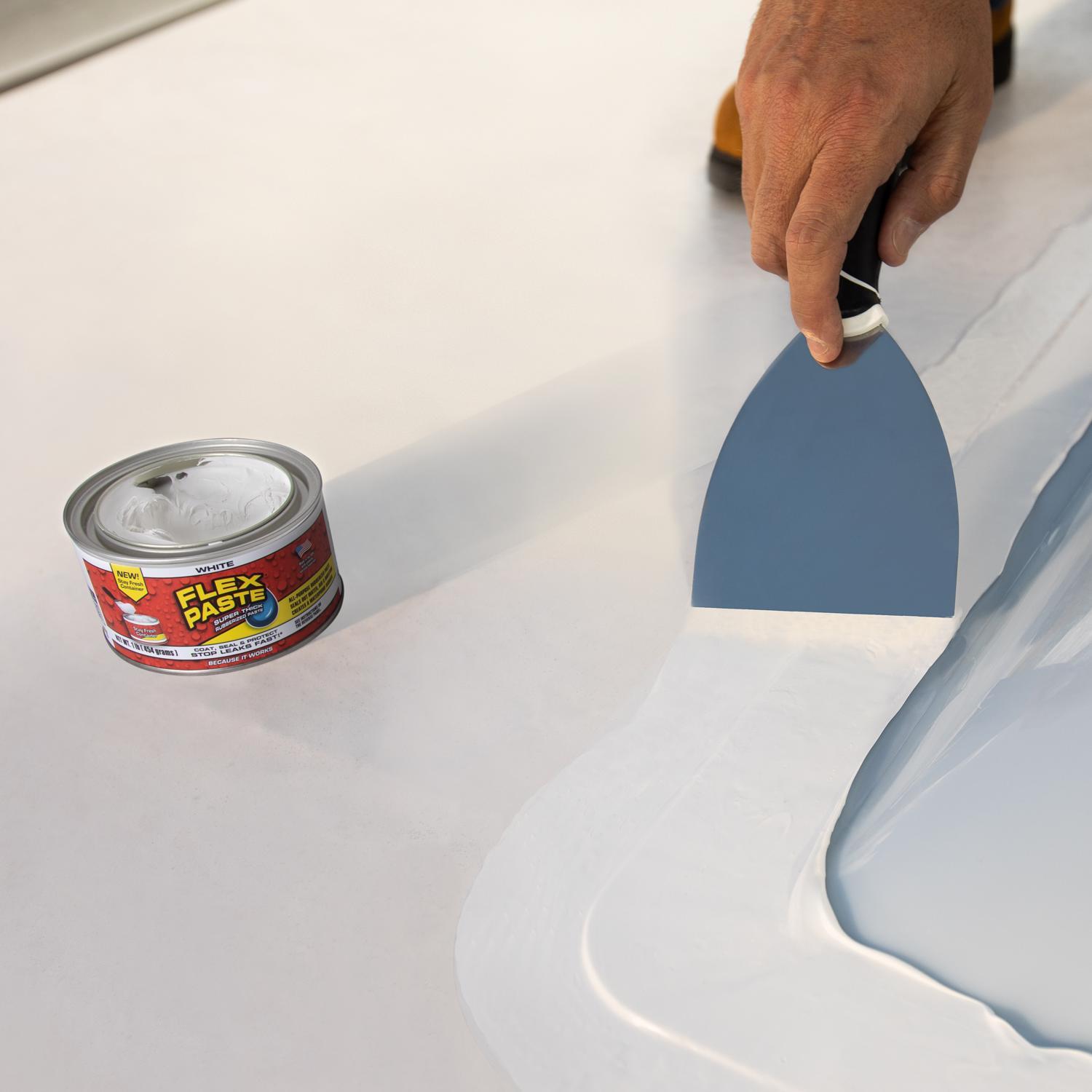 Flex Seal Family of Products Flex Paste White Rubberized Paste 1 lb