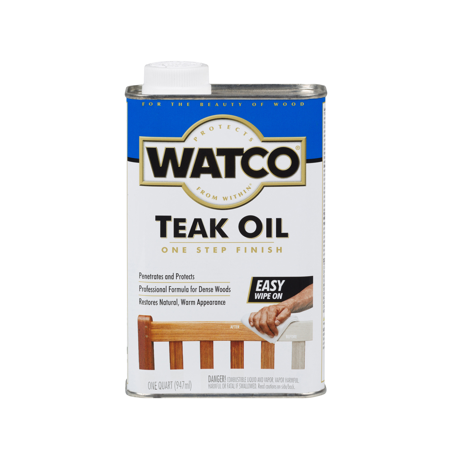 Watco Transparent Clear Oil-Based Teak Oil 1 qt