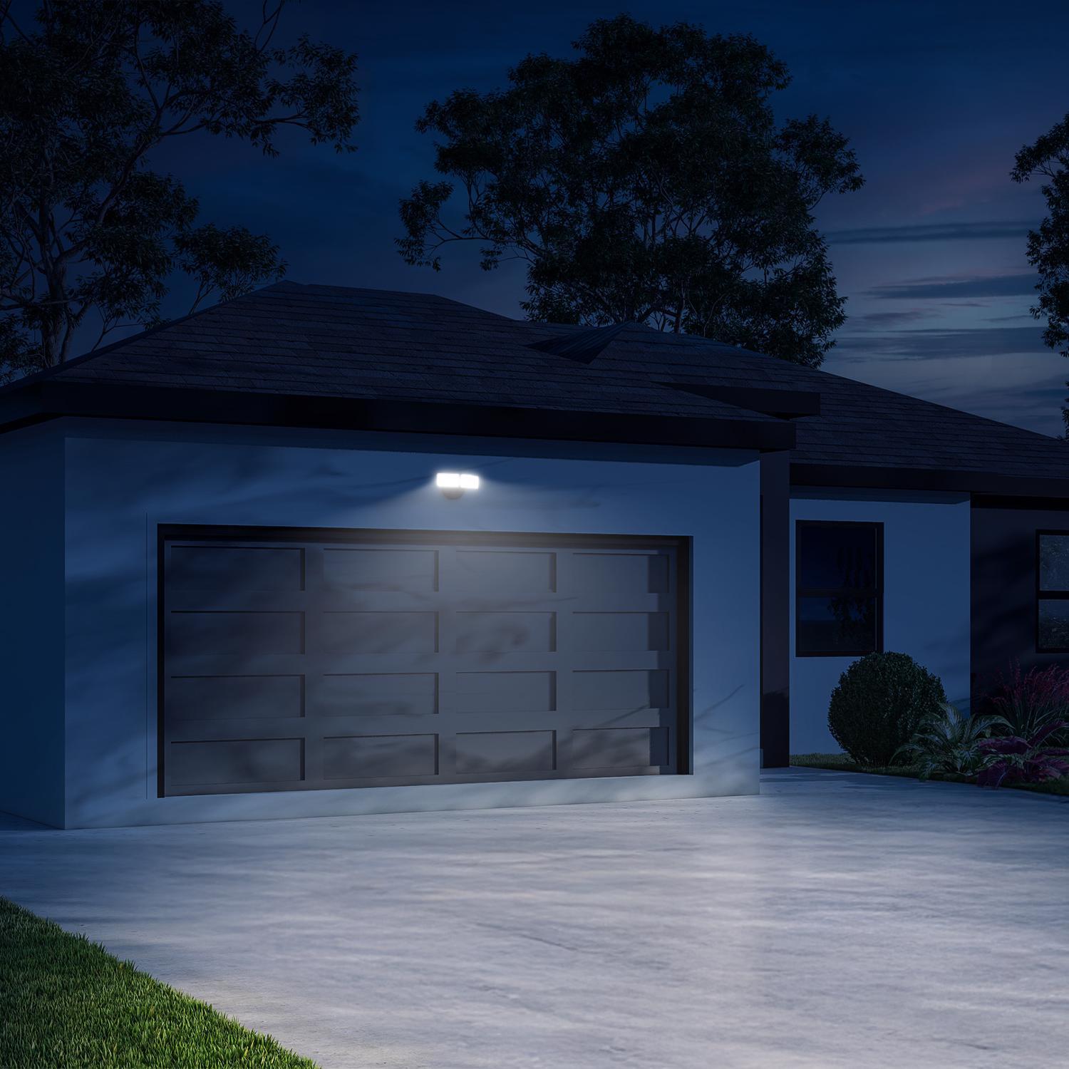 Feit LED Dusk to Dawn Hardwired LED Bronze Security Floodlight
