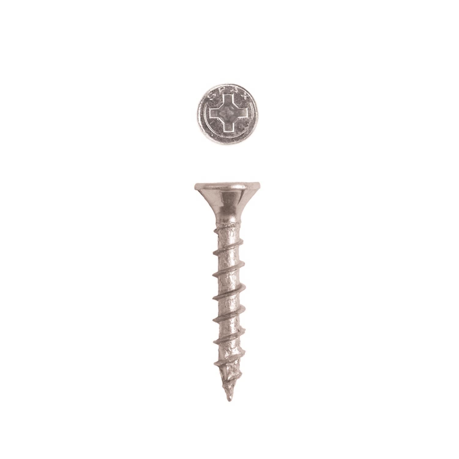 SPAX Multi-Material No. 10 Label X 1-1/4 in. L Unidrive Flat Head Serrated Construction Screws