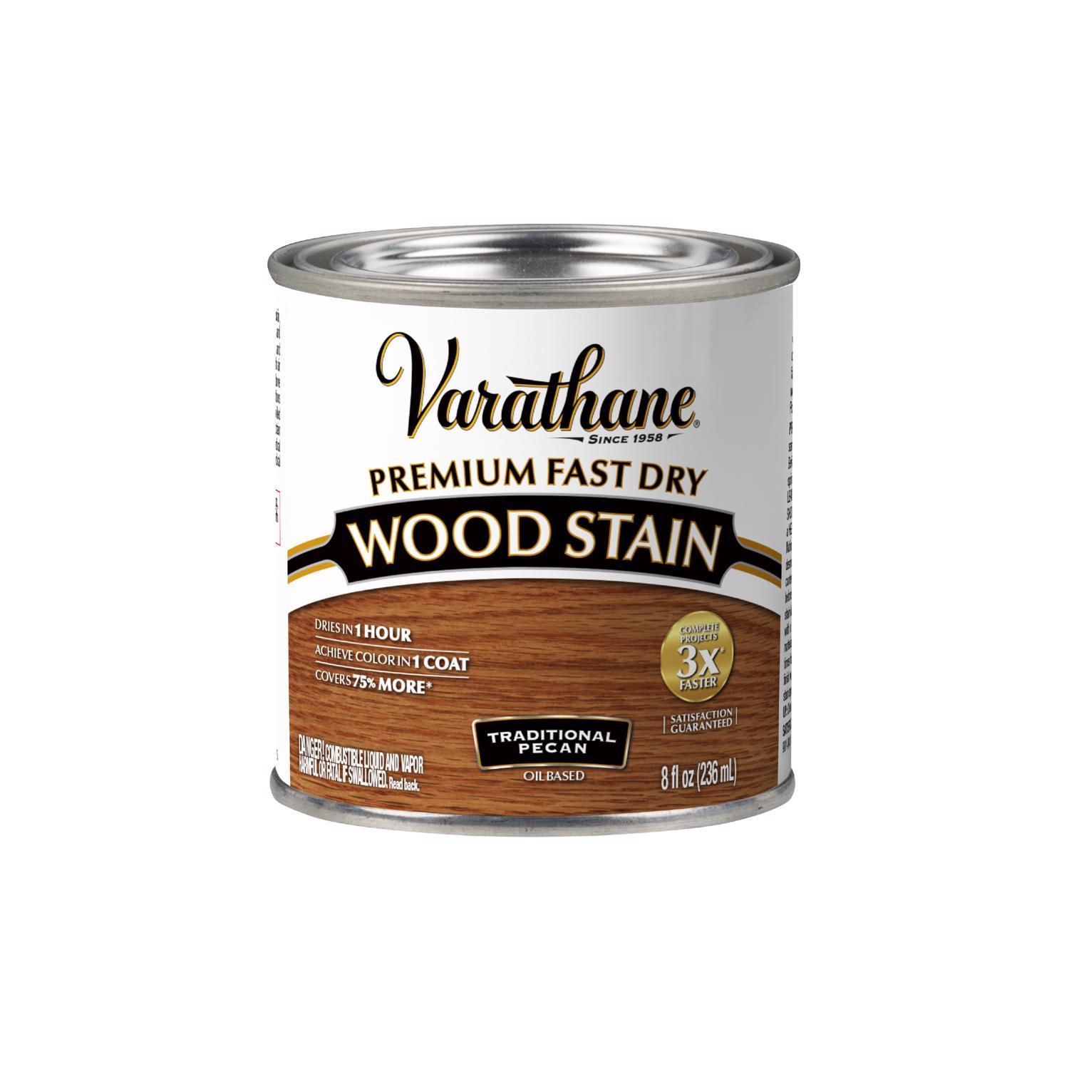 Varathane Premium Traditional Pecan Oil-Based Fast Dry Wood Stain 1/2 pt