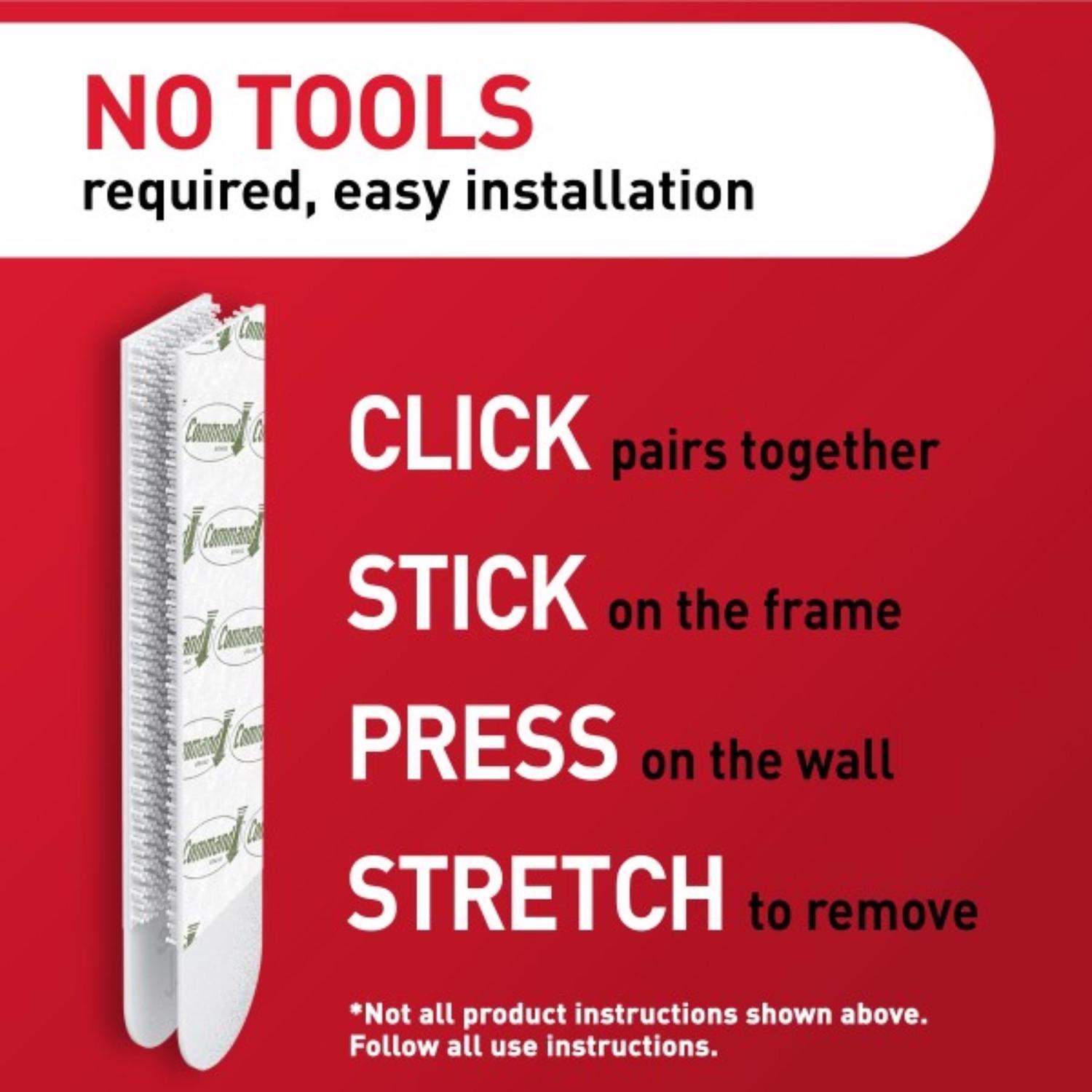 3M Command Extra Large Foam Strips 4 pk