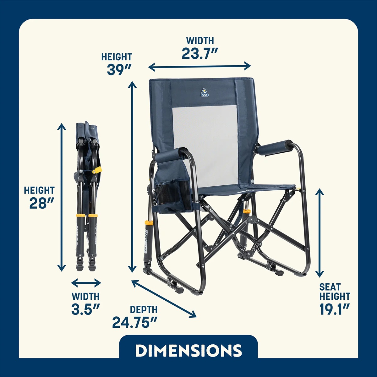 GCI Stowaway Rocker Denim