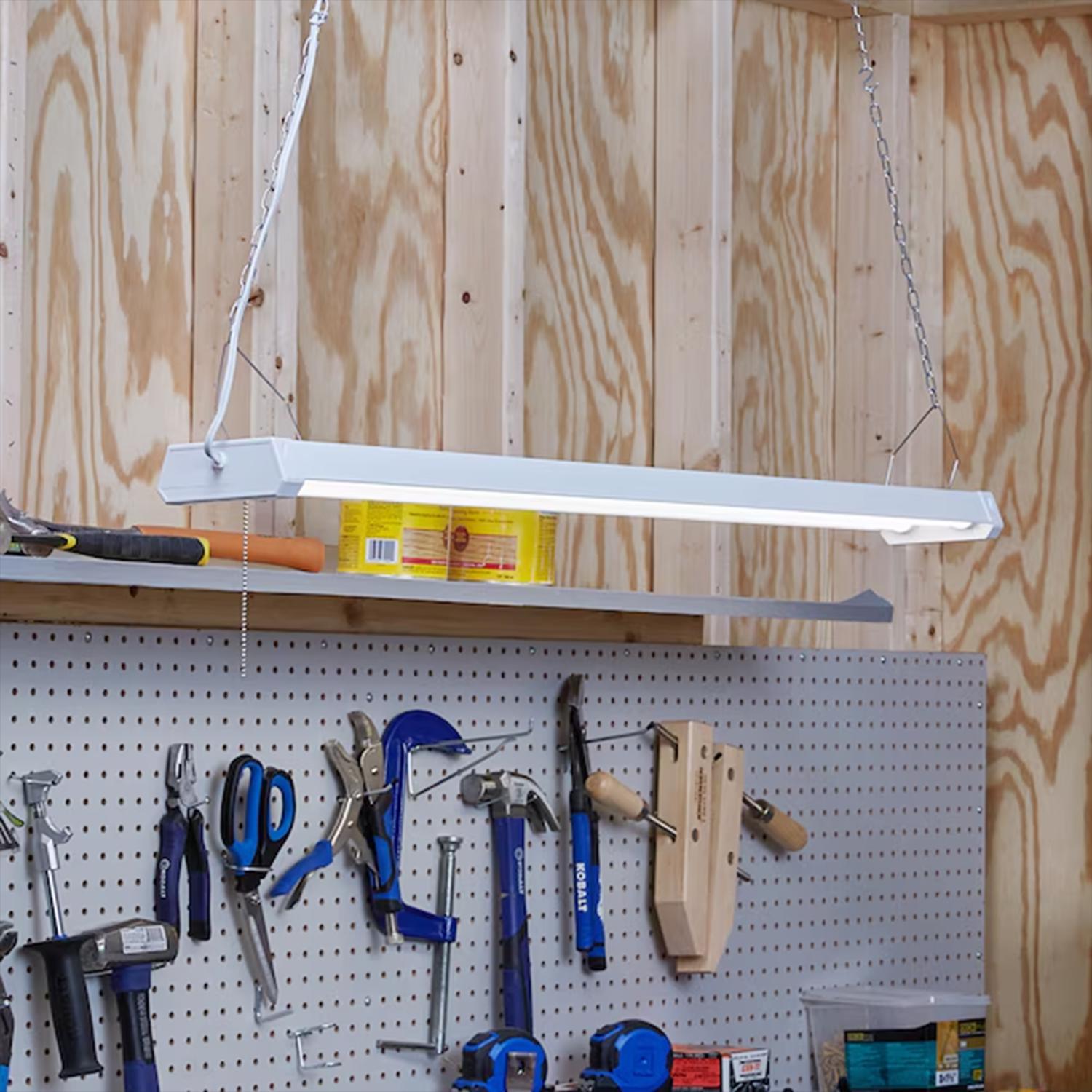 Feit SHOP 48 in. 2-Light each 45 W LED Utility Light