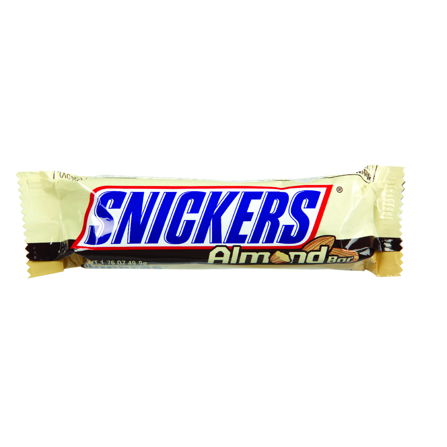 Snickers Milk Chocolate, Caramel, Almonds, Nougat Candy Bar 1.76 oz