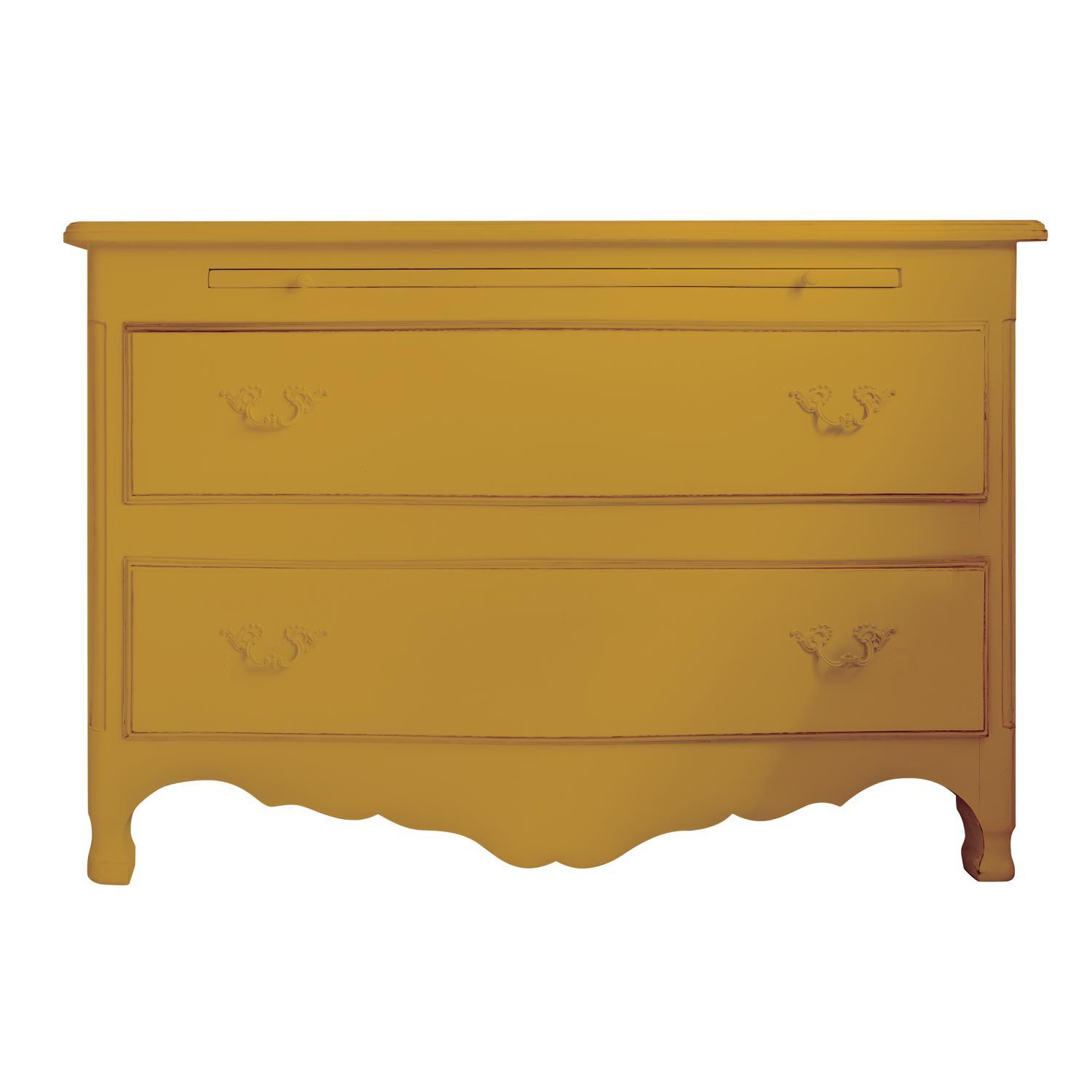 Rust-Oleum Matte Venetian Yellow Water-Based Acrylic Milk Paint 1 qt