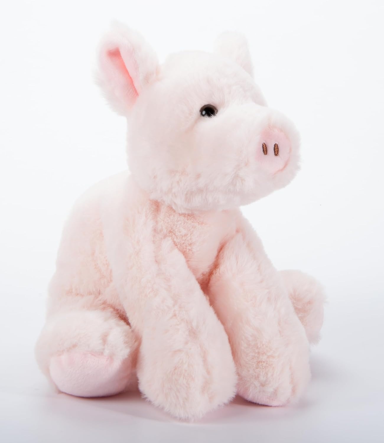 The Petting Zoo Floppy Pig Stuffed Animal Plushie 9 in.