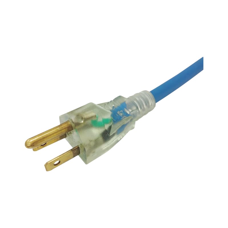 Ace Outdoor 100 ft. L Blue Extension Cord 14/3 SJOW