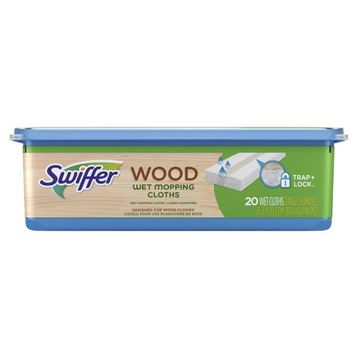 Swiffer Sweeper 5.4 in. Wet Microfiber Mop Refill Pad 20 pk
