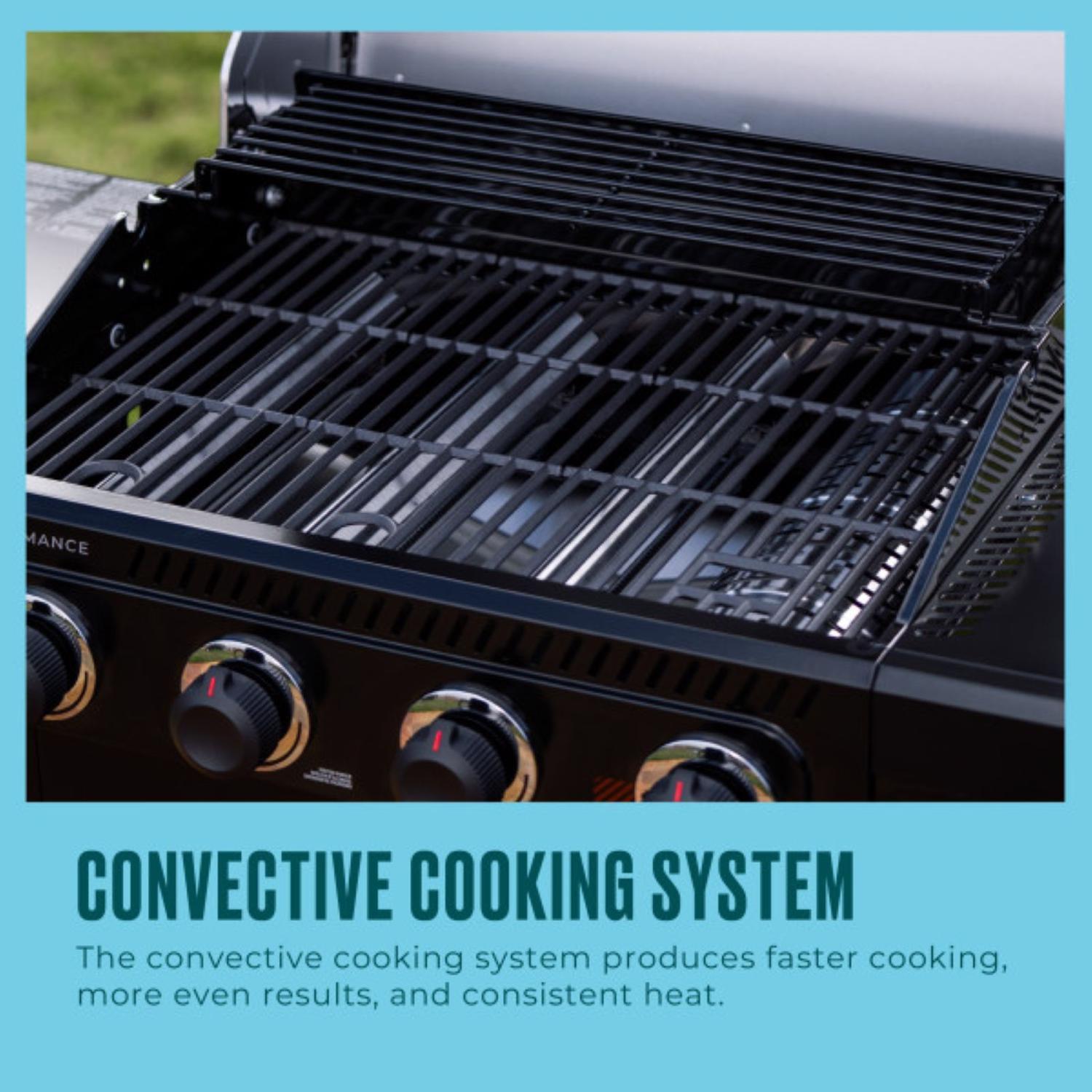 Charbroil 4 Burner Liquid Propane Grill Black