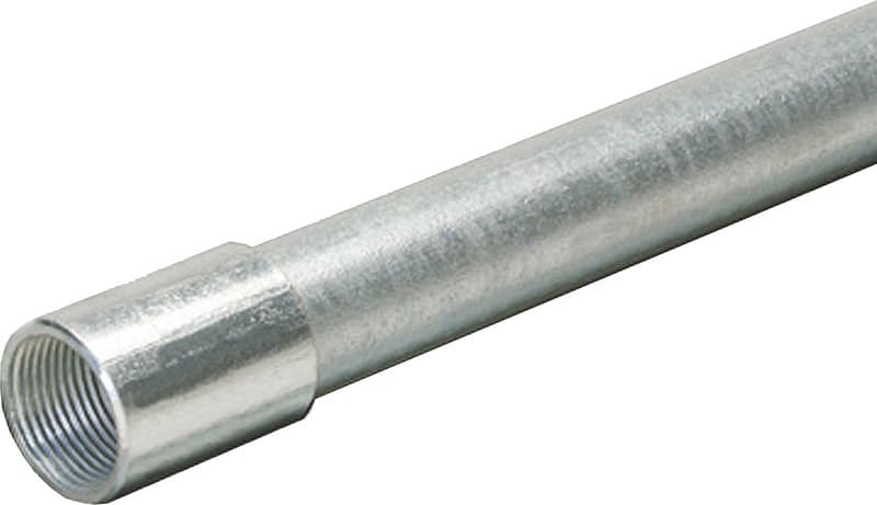Allied Moulded 1-1/2 in. D X 10 ft. L Galvanized Steel Electrical Conduit For IMC