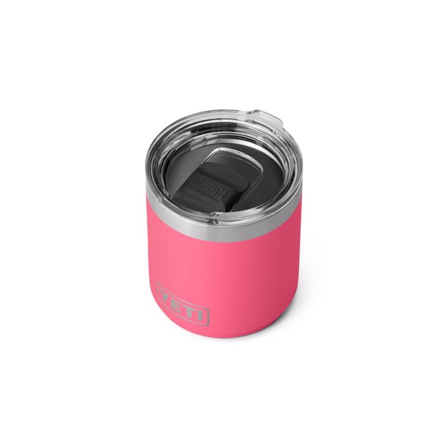 YETI Rambler 10 oz Tropical Pink BPA Free Lowball 2.0 Tumbler with MagSlider Lid