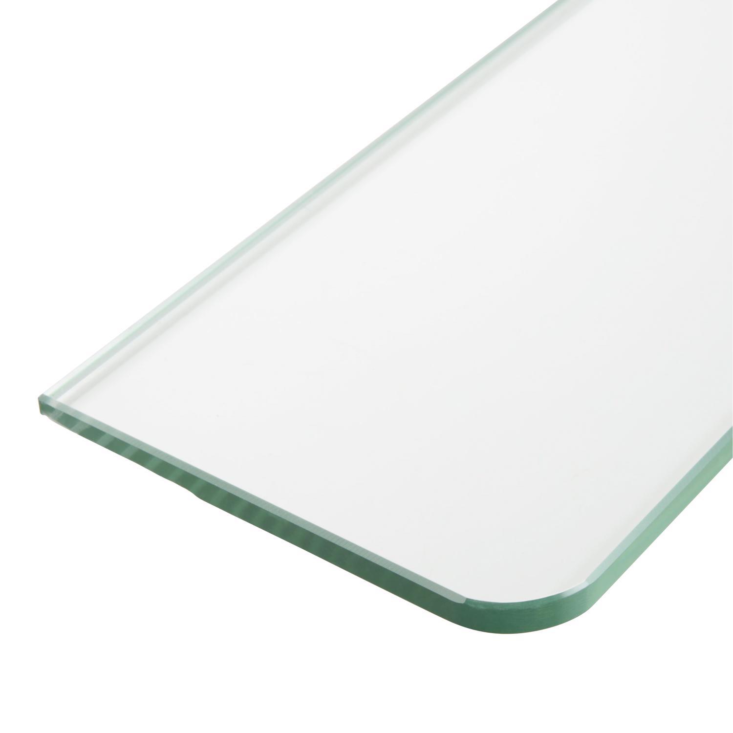 Dolle 0.31 in. H X 23.6 in. W X 7.9 in. D Clear Glass Shelf Board