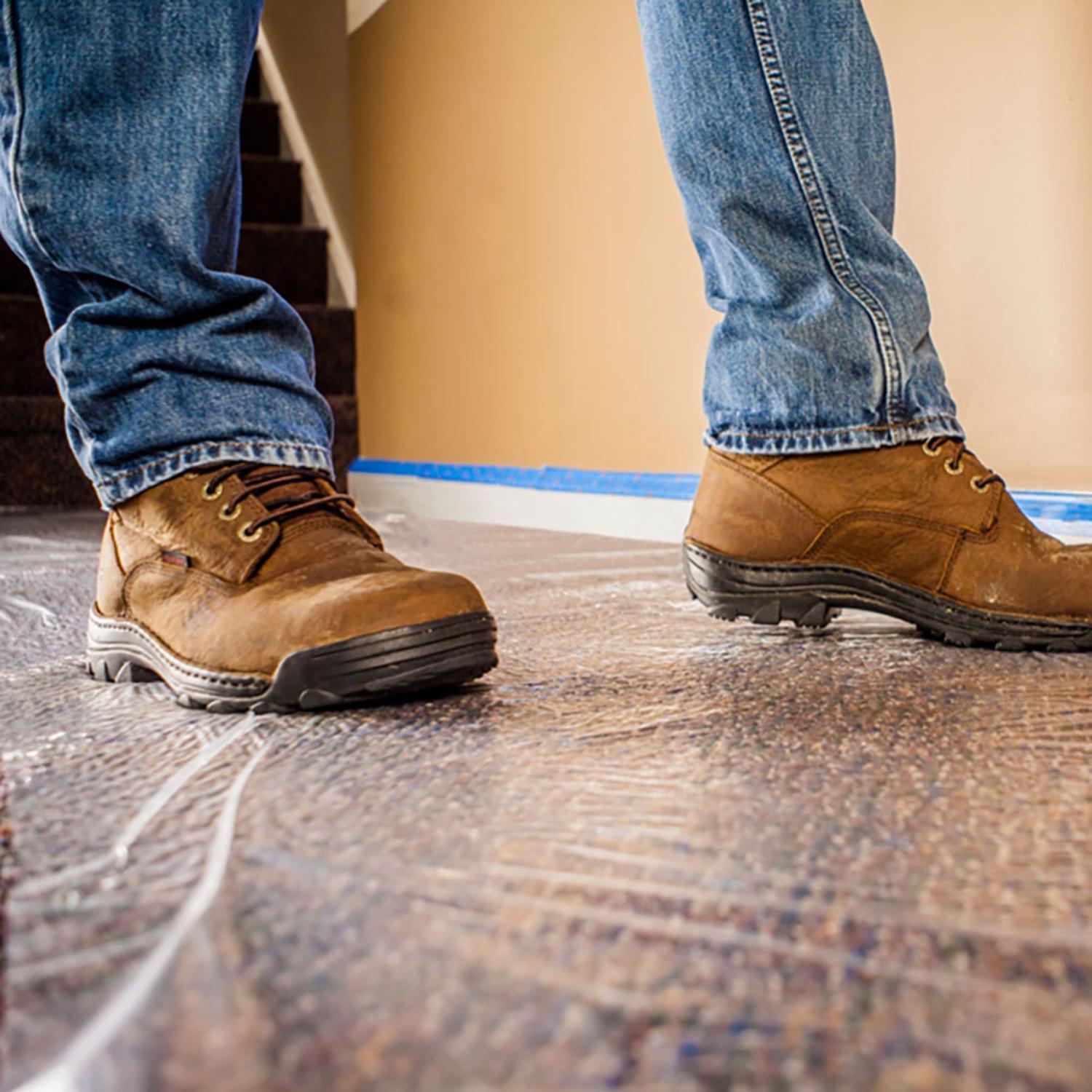 Surface Shields Carpet Shield Self-Adhering Film 3 mil X 24 in. W X 200 ft. L Polyethylene Clear