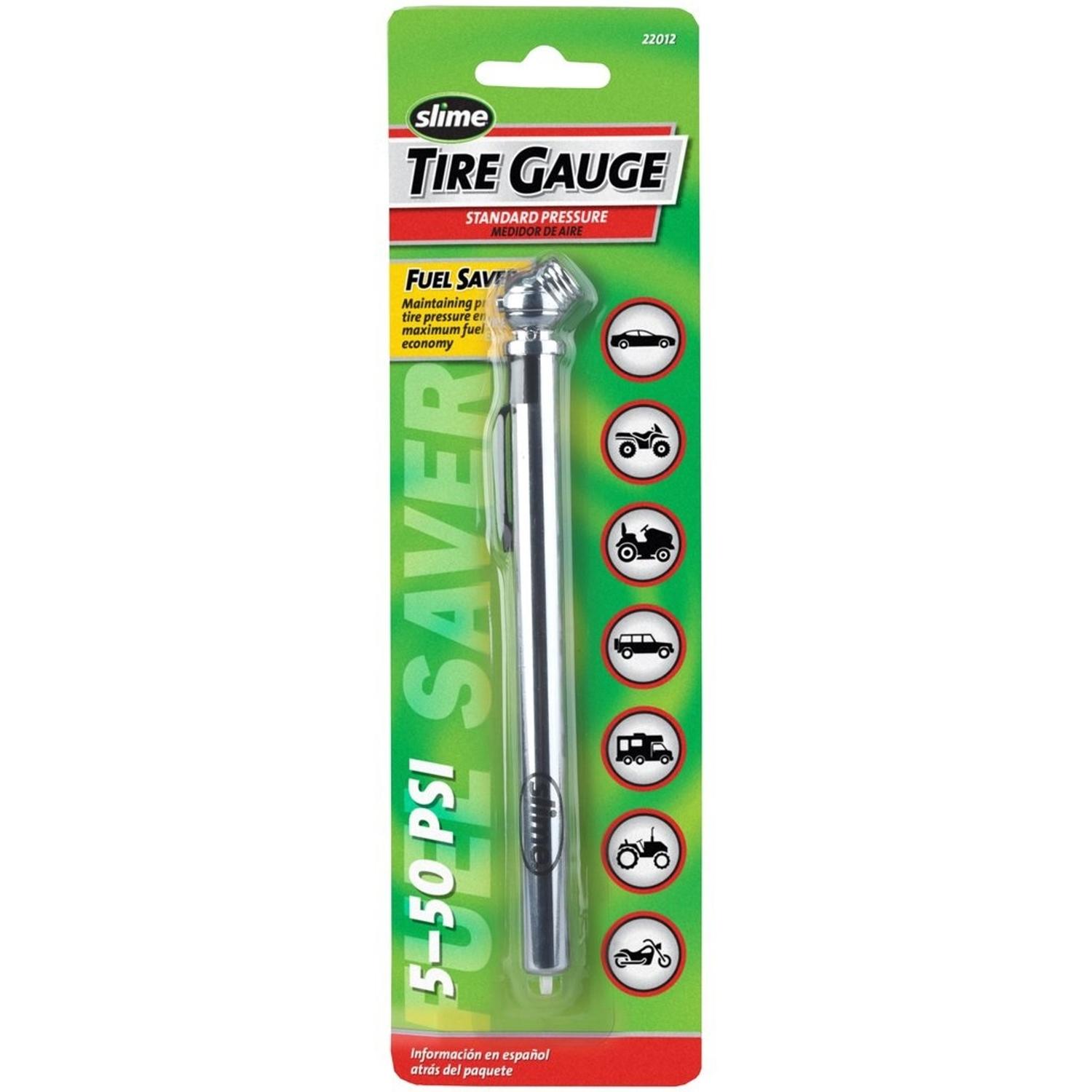 Slime 50 psi Pencil Tire Pressure Gauge