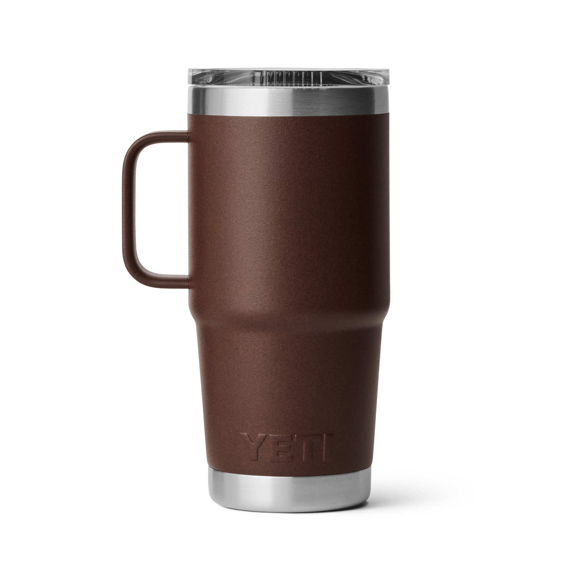 Yeti Rambler 20 oz. Travel Mug with Stronghold Lid Wetlands Brown