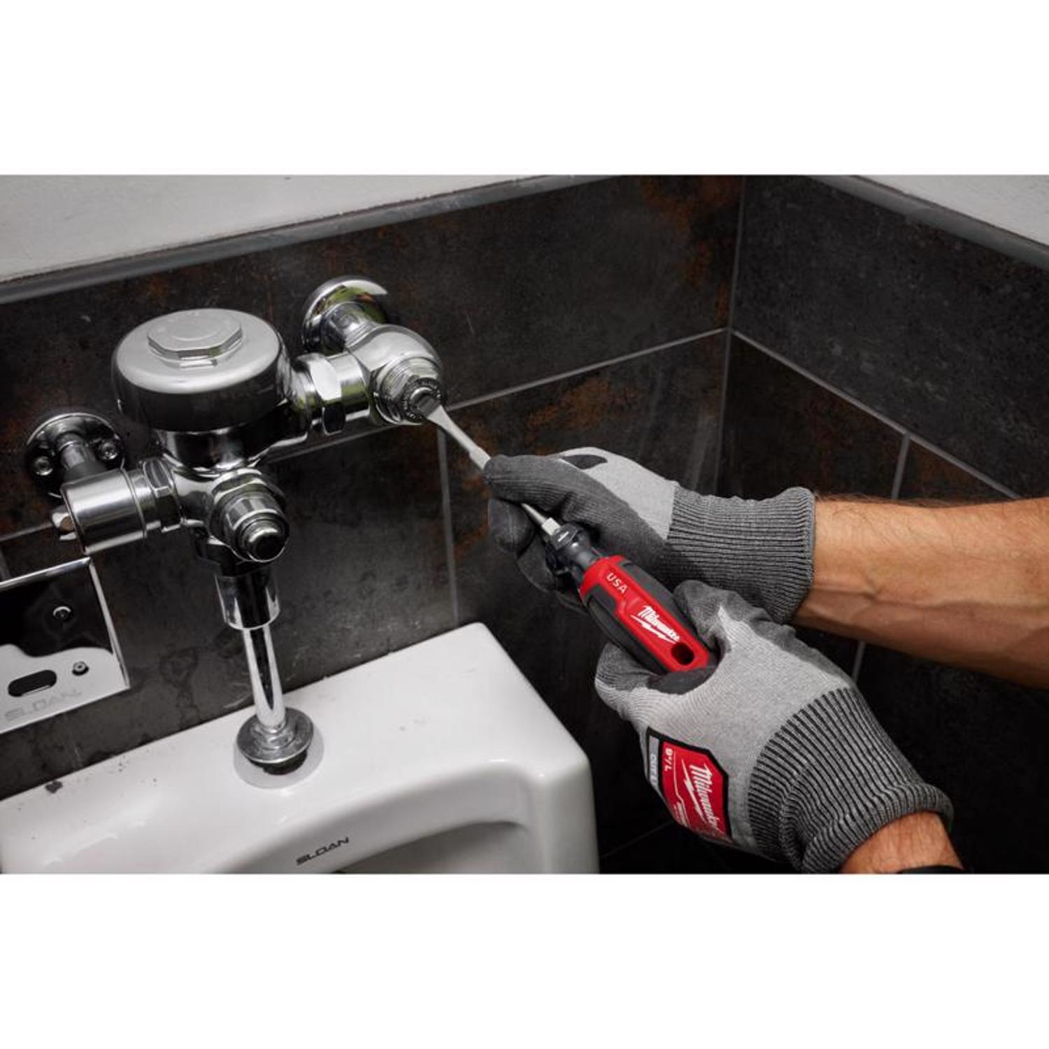 Milwaukee Made in USA Cushion Grip Phillips & Slotted Screwdriver Set 4 pc