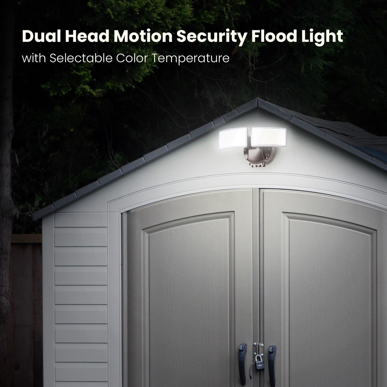 Feit Motion-Sensing Hardwired LED Bronze Security Light