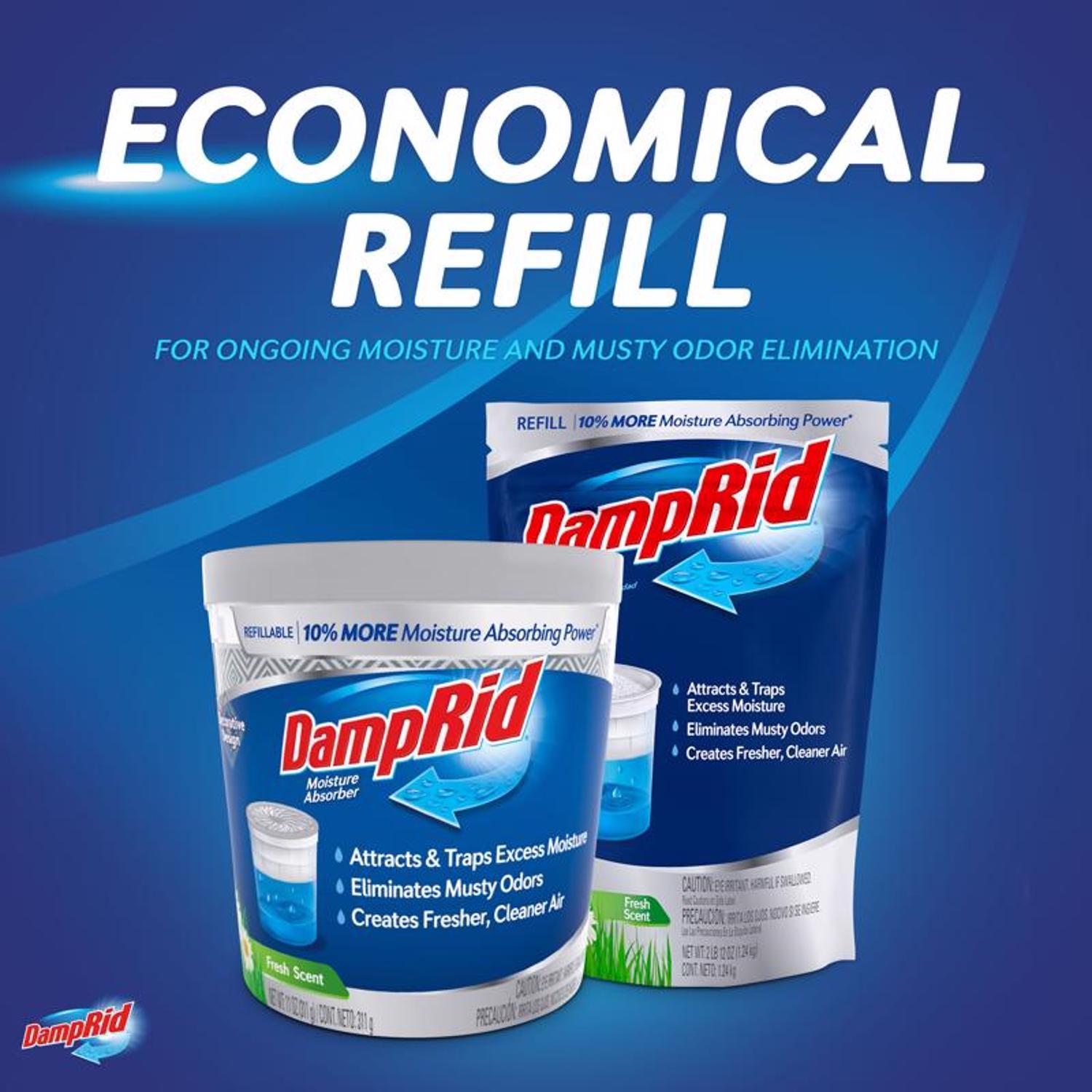 DampRid Moisture Absorber Refill Fresh Scent 44 oz