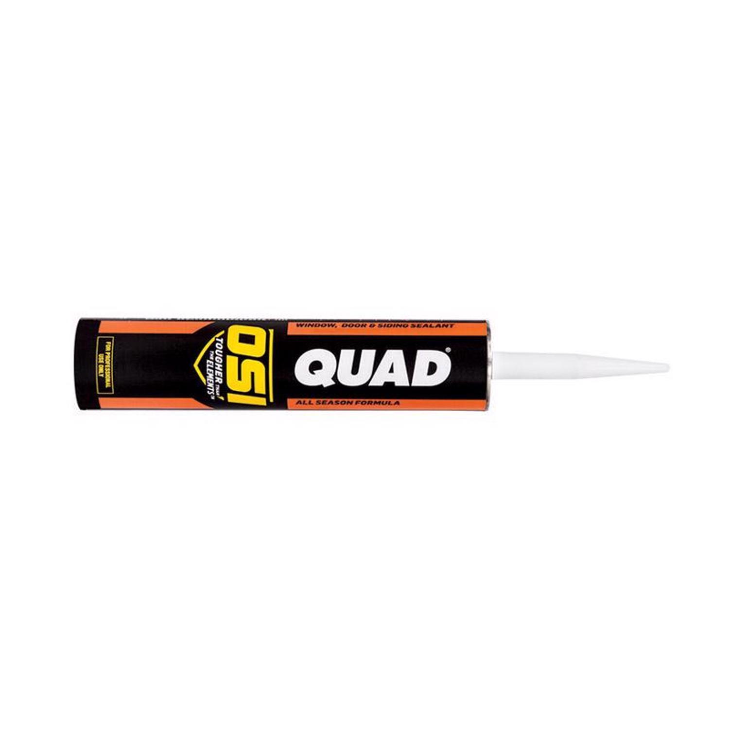 OSI Quad Gray Elastomeric Polymers Door/Siding/ Window Sealant 10 oz