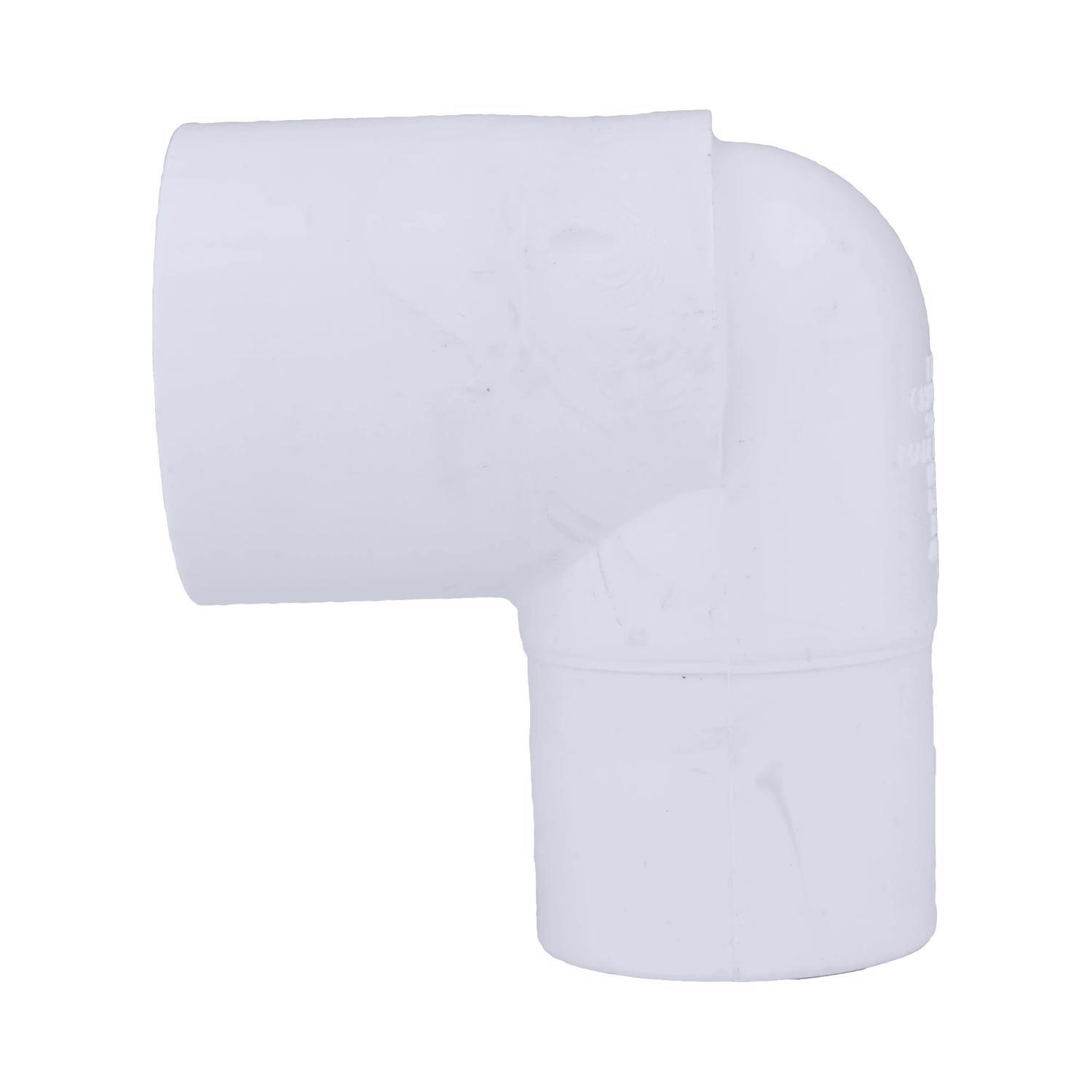 Charlotte Pipe Schedule 40 1-1/4 in. Spigot X 1-1/4 in. D Slip PVC 90 Degree Street Elbow 1 pk