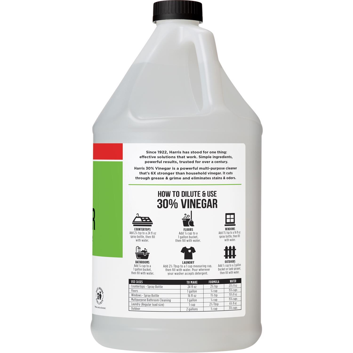 Harris Regular Scent Concentrated All Purpose Cleaning Vinegar Liquid 128 oz