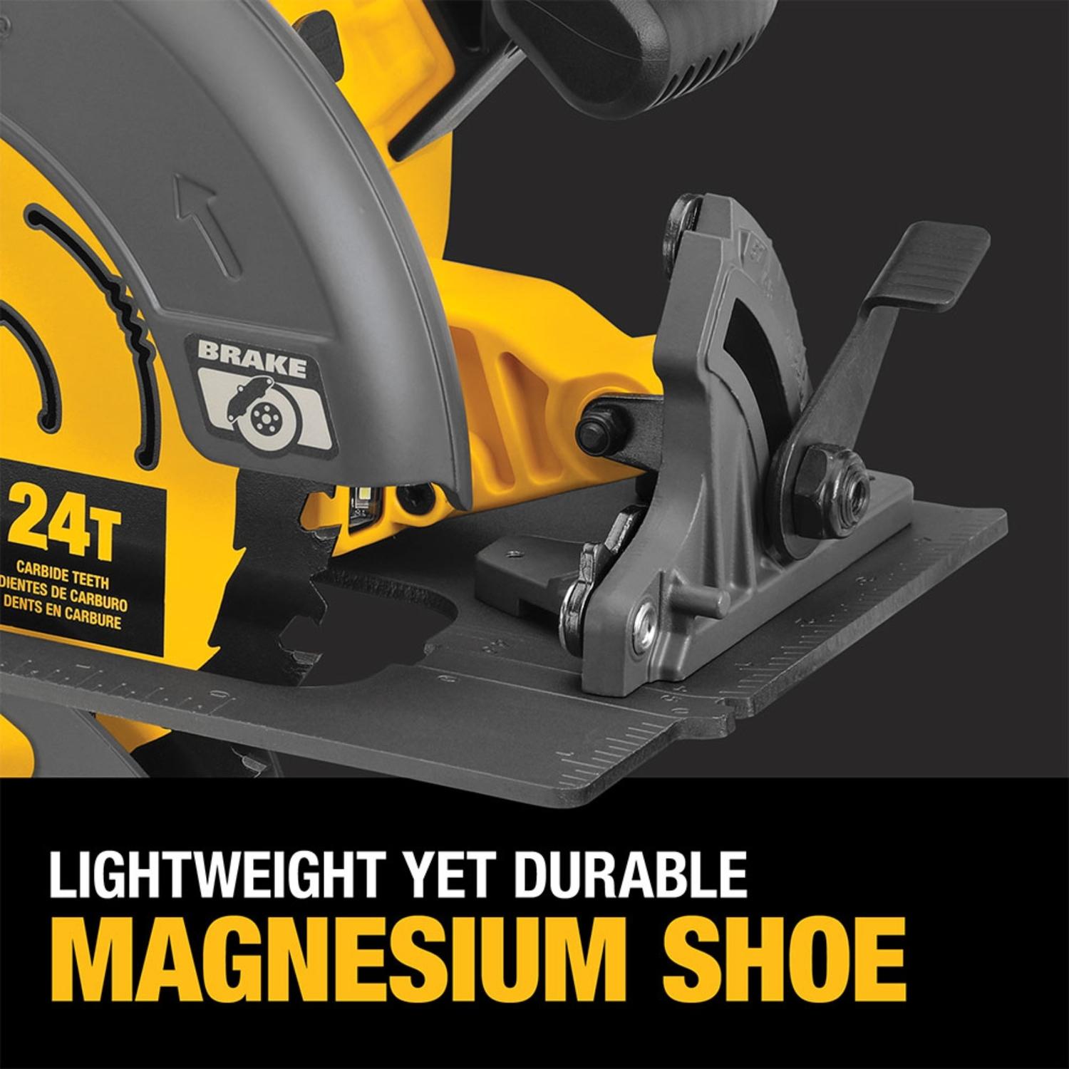 DeWalt 60V MAX 7-1/4 in. Cordless Brushless Circular Saw Kit (Battery & Charger)