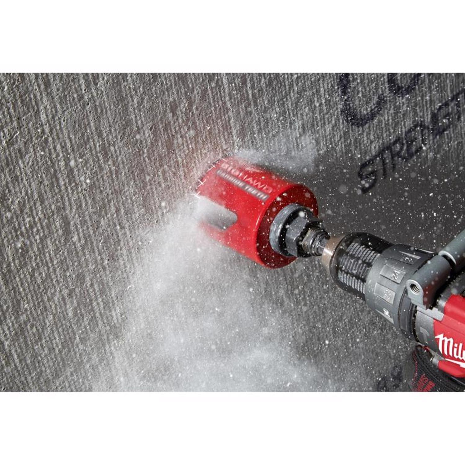 Milwaukee Big Hawg 4-1/4 in. Carbide Tipped 2-7/16 in. L Hole Saw