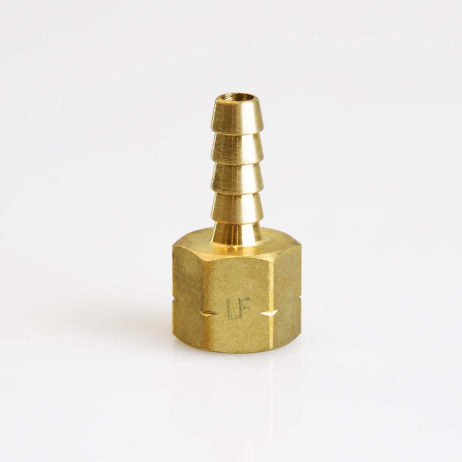 ATC Brass 1/4 in. D X 1/4 in. D Adapter 1 pk