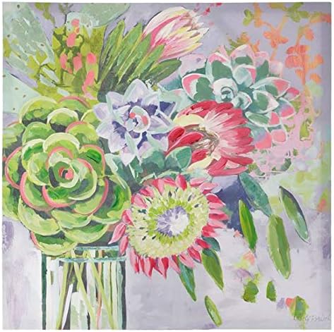 RAZ Imports Succulent and Floral Wall Art 