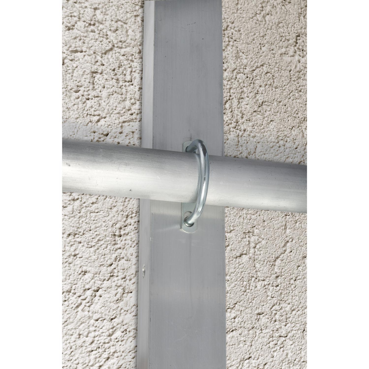 Hampton 3/8 in. X 2-1/2 in. W X 3-5/8 in. L Coarse Zinc-Plated Steel U-Bolt