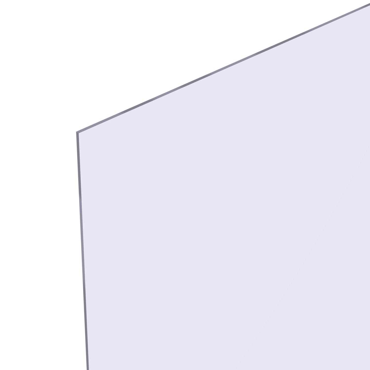 Plaskolite Optix Clear Single Acrylic Sheet 24 in. W X 48 in. L X .100 in.