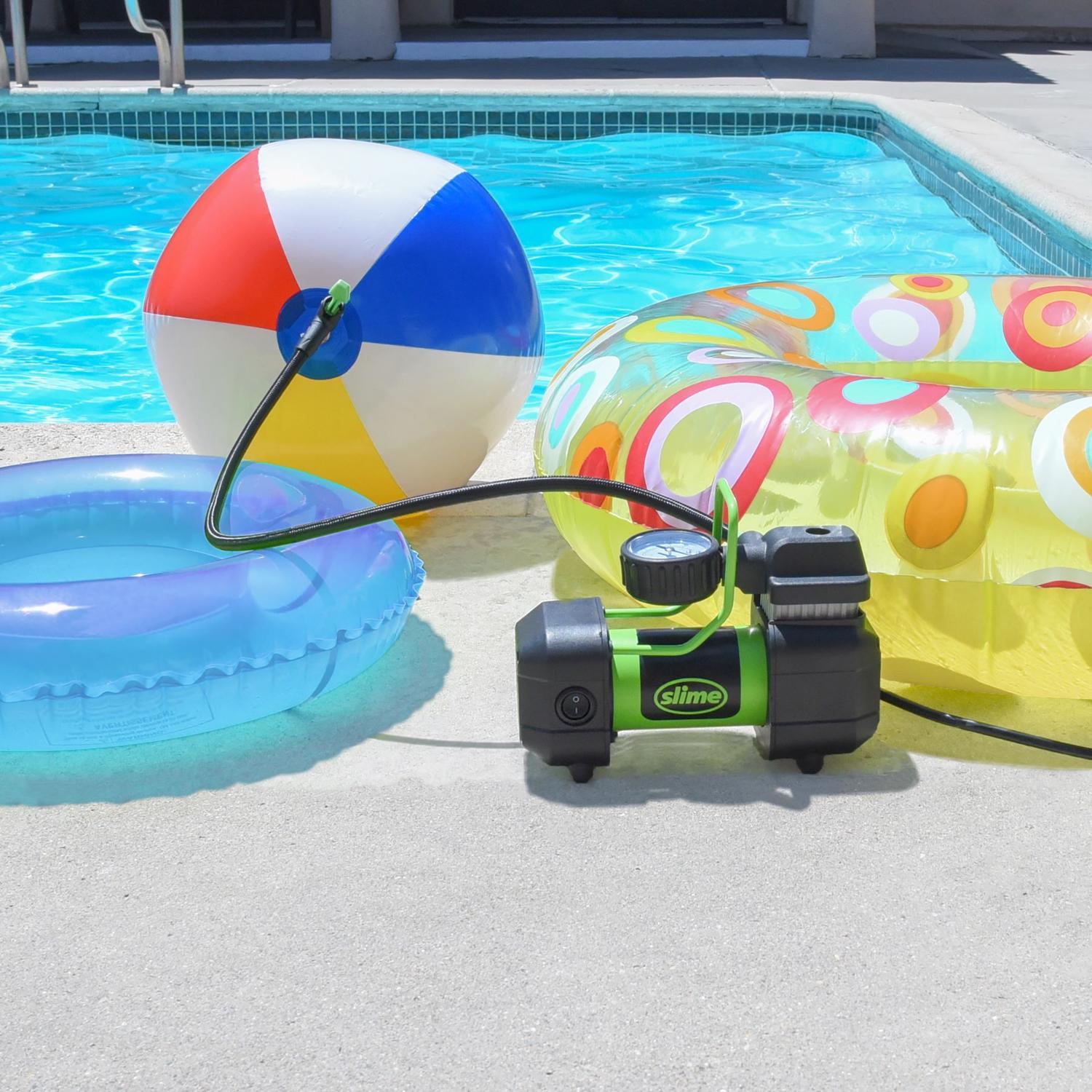 Slime Pro Power 120 V 100 psi Garage Tire Inflator/Accessory Kit
