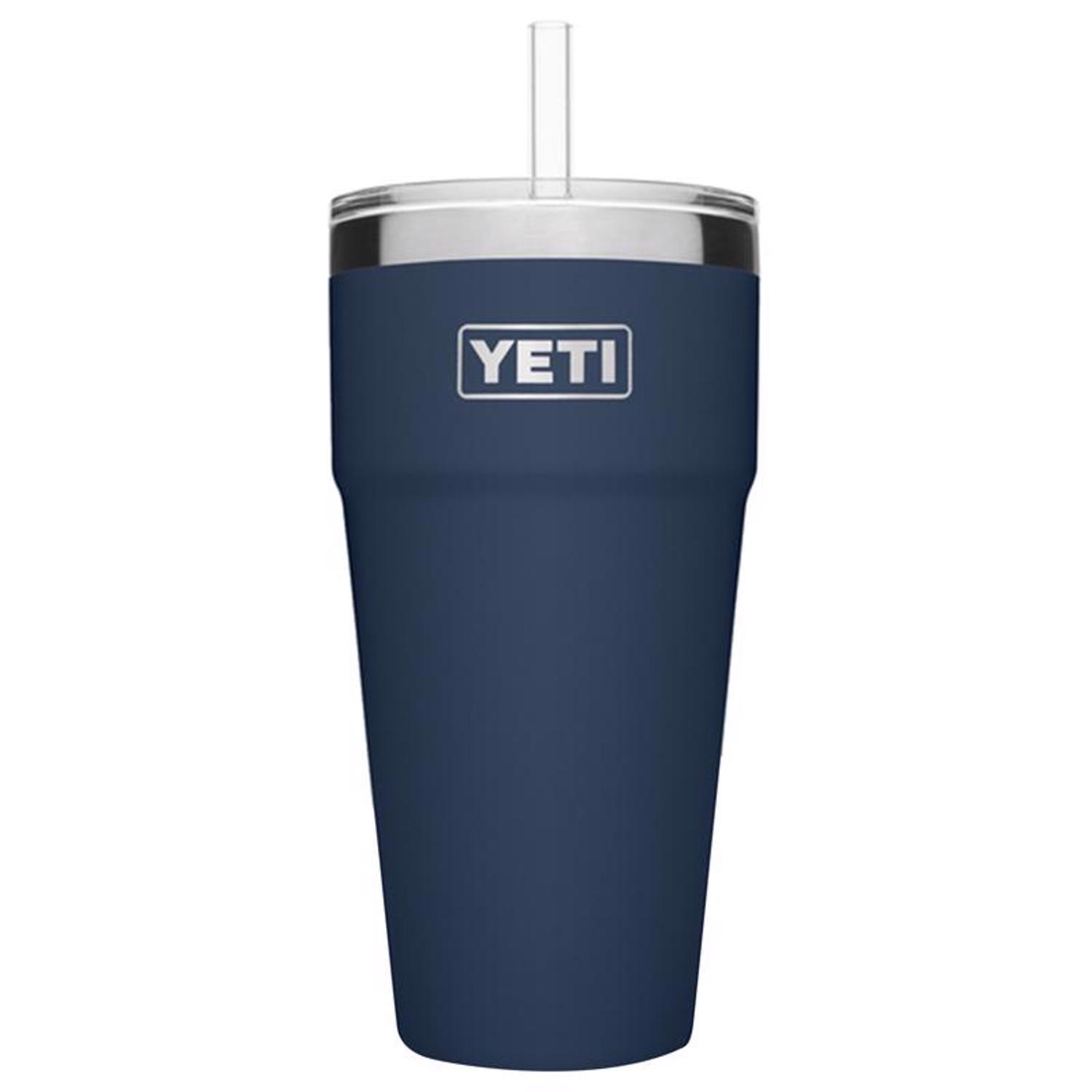 YETI Rambler 26 oz Navy BPA Free Straw Cup