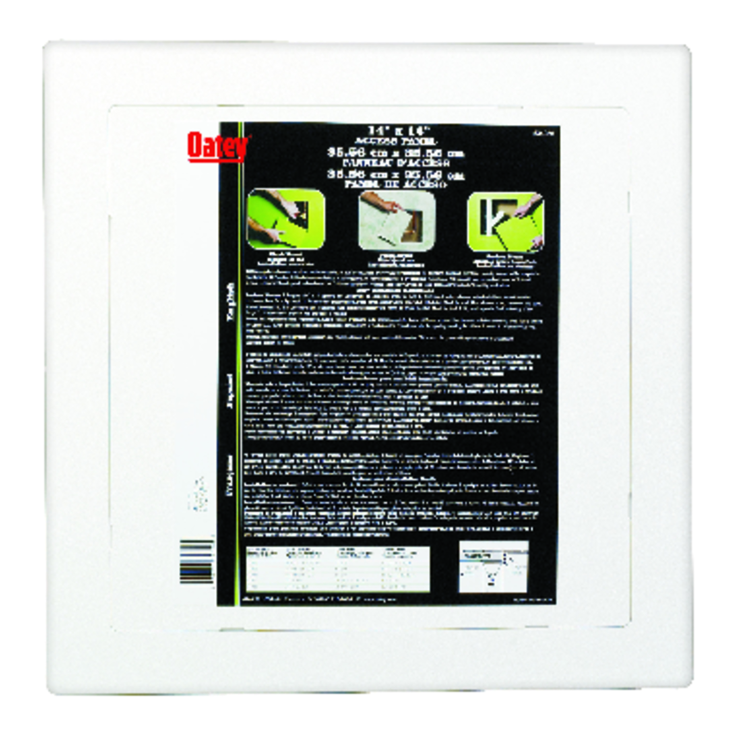 Oatey SnapIn Access Panel with Frame Stine Home + Yard The Family