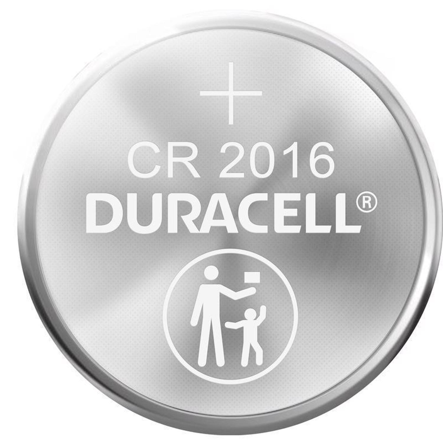 Duracell Lithium Coin 2016 3 V 75 mAh Security and Electronic Battery 1 pk