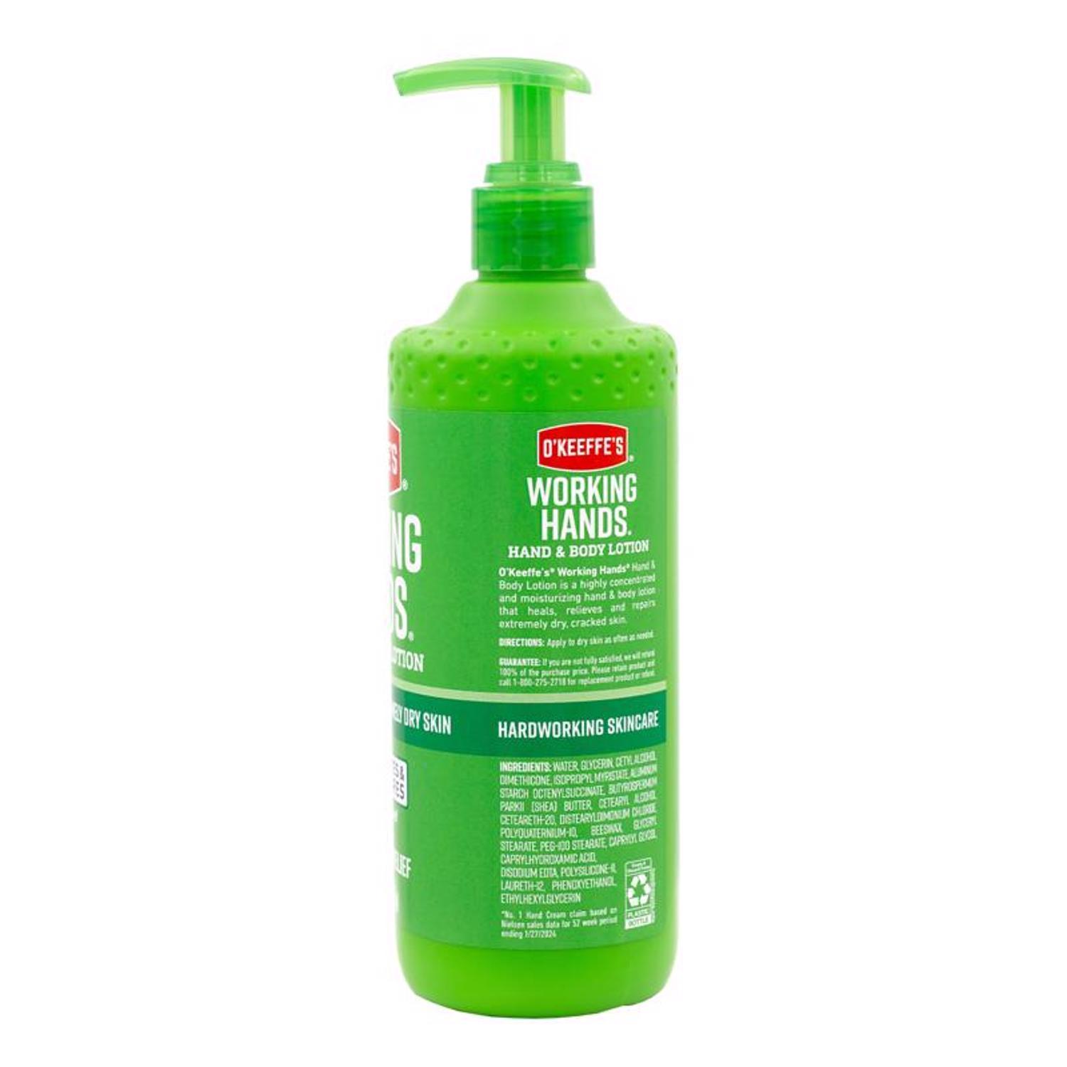 O'Keeffe's Working Hands Unscented Scent Hand and Body Lotion 12 oz 1 pk