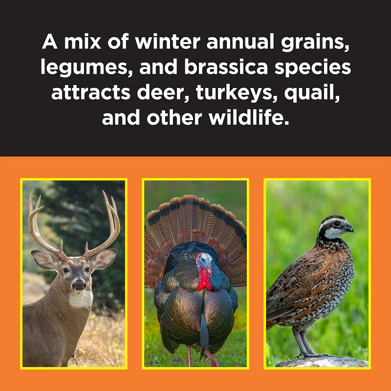 Pennington Rackmaster Deluxe Fall Deer Mixture Food Plot Seed Mix 50lb