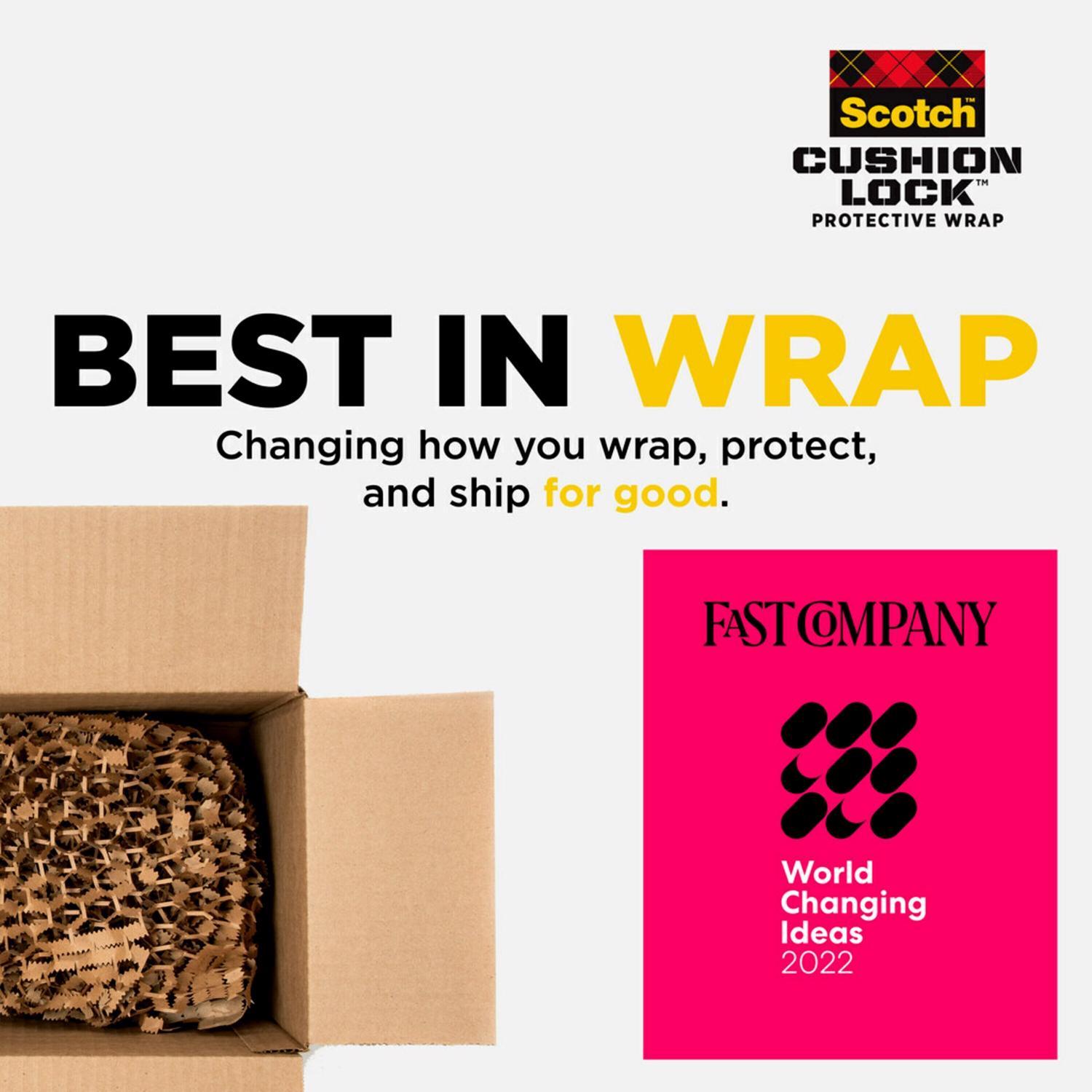 Scotch Cushion Lock 12 in. W X 30 ft. L Cushion Wrap 1 pk