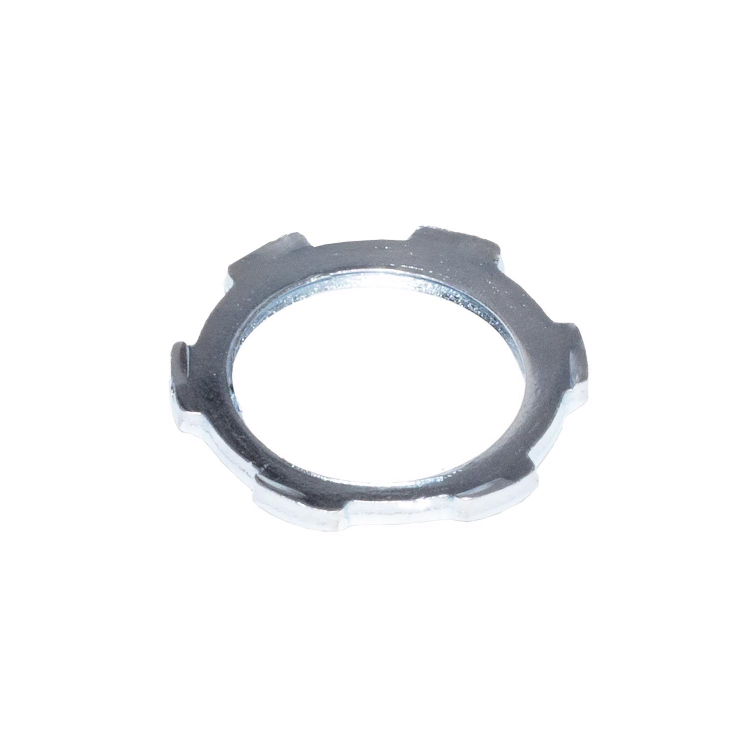 Sigma Engineered Solutions 1-1/4 in. D Zinc-Plated Steel Electrical Conduit Locknut For Rigid/IMC 1